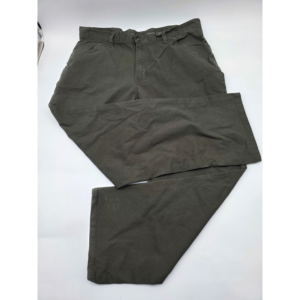 Workwear Pants Mens 40x30 Olive Green Stretch Canvas Utility Gorpcore